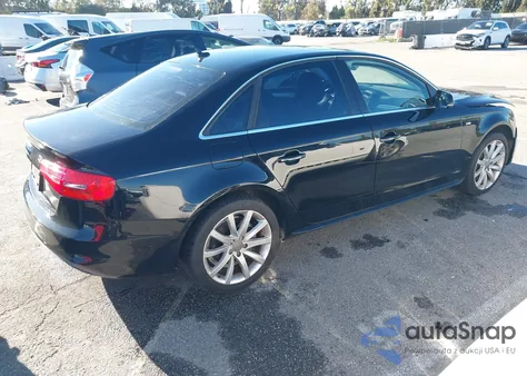 2014 Audi A4 2.0T Premium z USA, uszkodzony, nr VIN WAUAFAFL4EN004506